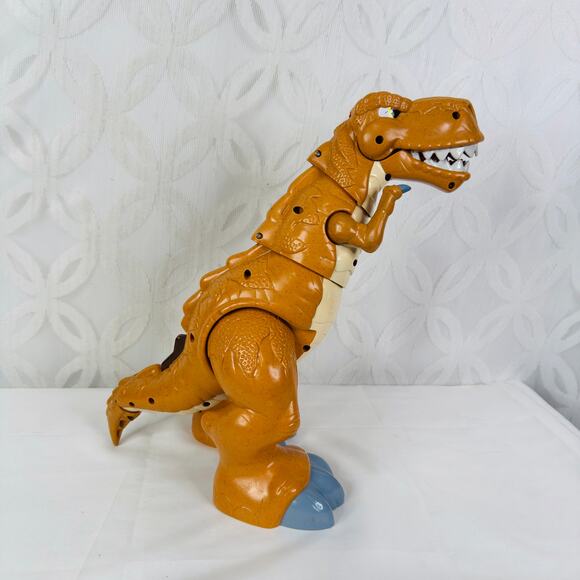 Fisher-Price ImagiNext Mega T-Rex Roaring Motorized Moving 17" Dinosaur Toy - Picture 7 of 9